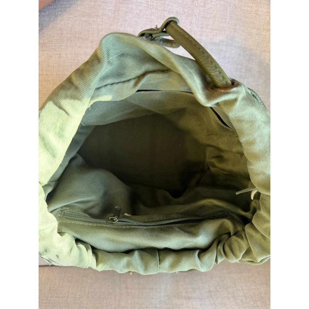 Small Backpack Purse Camo Green Universal Thread Faux Leather